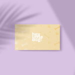 Spot UV Triplex Business Cards