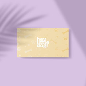 Spot UV Triplex Business Cards